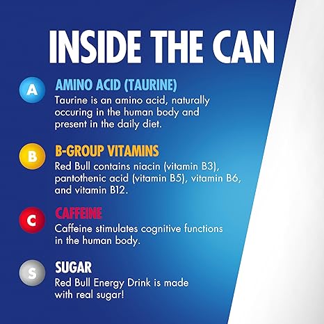 Red Bull Energy Drink with 80mg