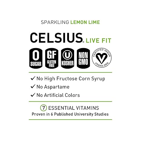CELSIUS Sparkling Lemon Lime